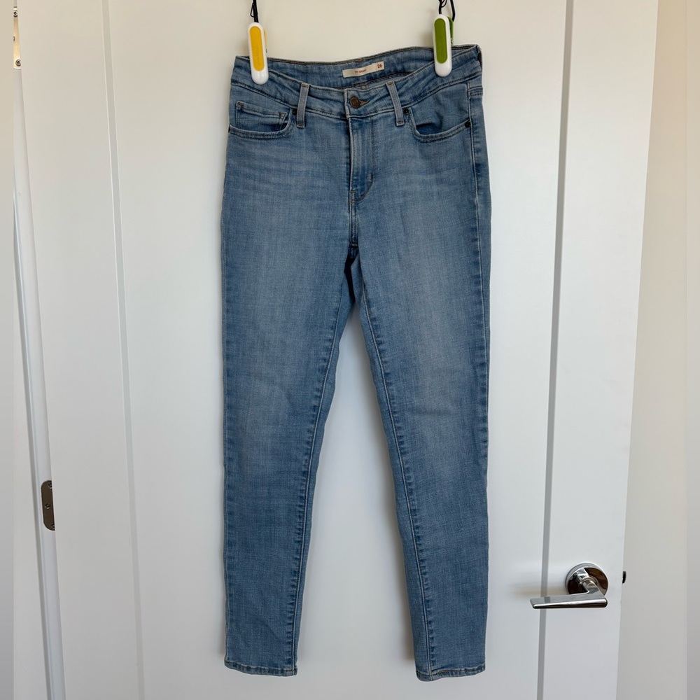 Levi's Light Blue Skinny Jeans for Women